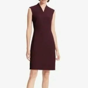 MM Lafleur Deep Wine Midi Dress size 2